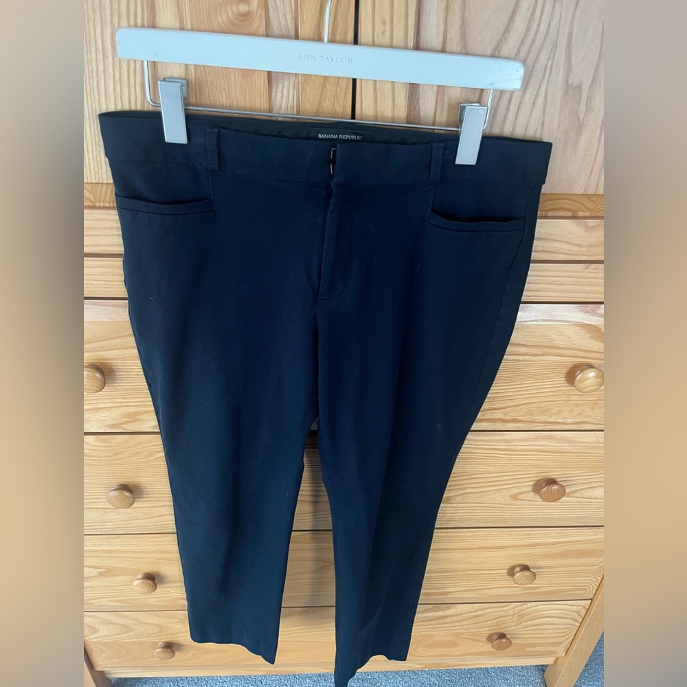Banana Republic Dark Black Trousers 10P